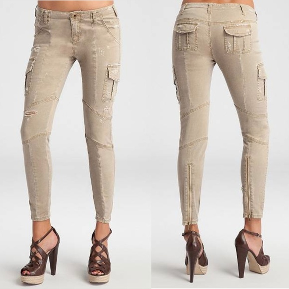 cargo skinny jeans womens